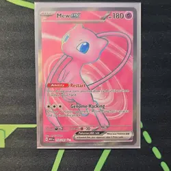 Pokemon TCG Mew ex 193/165 SV 151 Ultra Rare Full Art Holo English 180HP - Image 1