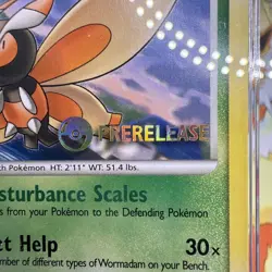 2008 Pokemon Diamond & Pearl Majestic Dawn Prerelease Stamped Mothim 42 CGC 8.5 - Image 3