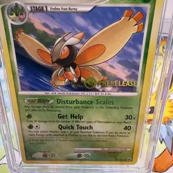 2008 Pokemon Diamond & Pearl Majestic Dawn Prerelease Stamped Mothim 42 CGC 8.5 - Image 5