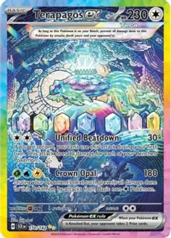 Pokemon: 1x Terapagos ex - 170/142 - Special Illustration Rare - NM Stellar Crow - Image 1