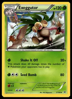 Exeggutor #2/108 XY - Roaring Skies tcg Pokemon - Image 1