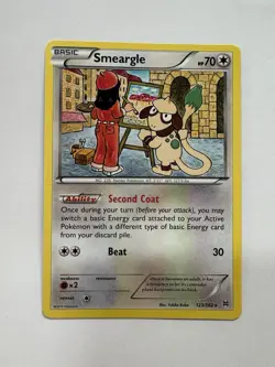 Pokemon Smeargle 123/162 Breakthrough Rare Regular English 70 HP Basic - Image 1
