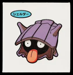 Shellder Daiichi Deco Bread Sticker Pokemon Japanese Lightly Played - Image 1