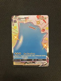 Pokemon TCG Ditto Vmax SV119/SV122! NM Condition! See Description! - Image 1