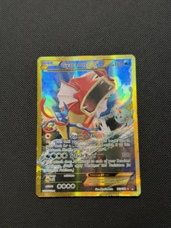 Pokemon TCG - Gyarados EX 123/122 Gold Secret Rare - XY BREAKpoint DMG (CREASE) - Image 1