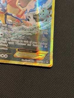 Pokemon TCG - Gyarados EX 123/122 Gold Secret Rare - XY BREAKpoint DMG (CREASE) - Image 2