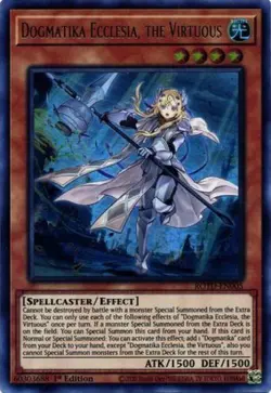 Yugioh! MP Dogmatika Ecclesia, the Virtuous - ROTD-EN005 - Ultra Rare - 1st Edit - Image 1