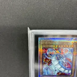 ARS 10 Yugioh Card BLUE-EYES WHITE DRAGON QCAC-JP021 Quarter Century Secret - Image 3