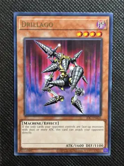 YuGiOh! - Drillago IOC-EN026 Rare 25th Anniversary Edition Near Mint - Image 1