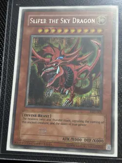 Konami Yu-Gi-Oh! Slifer the Sky Dragon GBI-001 Secret Rare Holo - Image 2
