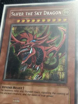 Konami Yu-Gi-Oh! Slifer the Sky Dragon GBI-001 Secret Rare Holo - Image 3
