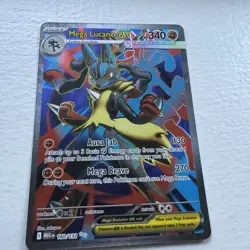 ENGLISH Mega Lucario ex 160/132 Ultra Rare Full Art Pokemon Mega Evolution NM - Image 2