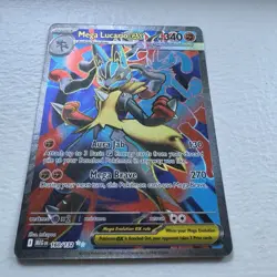 ENGLISH Mega Lucario ex 160/132 Ultra Rare Full Art Pokemon Mega Evolution NM - Image 3