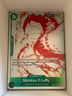 OP07-033 Monkey.D.Luffy 3rd Anniversary AA Alt Art Foil English One Piece TCG - Image 1