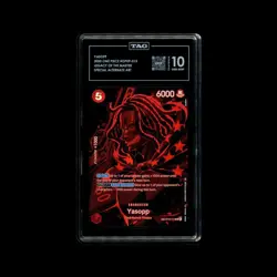 Bandai One Piece Card Game Yasopp OP09-013 Legacy Master Alt Art Foil TAG 10 - Image 1
