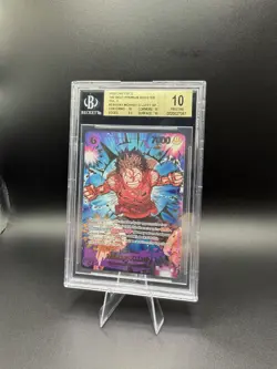 One piece PRB-02 Monkey D. Luffy SP EB02-061 Beckett 10 - Image 1