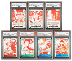 PSA10 One Piece OP13 3rd Anni Treasure Pack Campaign Promo Set Of 7 - Image 1