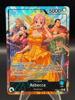 Rebecca OP15-039 AA Leader OP15 Adventure on Kami's Island - One Piece TCG - Image 1