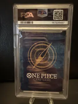 2025 ONE PIECE OP12-ALTERNATE ART #037 BLADES DRAWN DEAD MAN'S GAME PSA 10 - Image 2