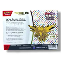 Pokemon 151 Zapdos ex Collection Box - Sealed & Mint - Image 2
