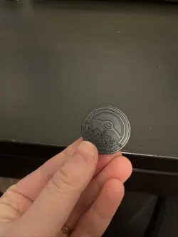 Pokemon TCG Energy Symbol Blue Mirror Vintage Coin - Image 3