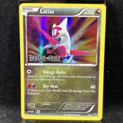 LATIAS Stamped 9/20 - Holo Ultra Rare - 2012 Dragon Vault Pokemon TCG - Image 1