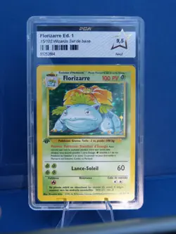 ⭐Carte Pokemon Florizarre 15/102 Set de Base 1999 Edition 1 PSA BGS PCA 9.5 ⭐ - Image 4