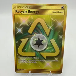 Pokemon TCG Unified Minds Recycle Energy 257/236 Rare Holo - - Image 1