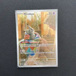 Pokemon TCG Mimikyu 075 S&V: Paldean Fates ETB Black Star Promo - Image 1