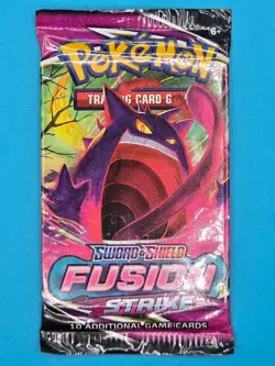 Sealed - 2021 Pokemon, SWSH, Fusion Strike, Single Booster Pack (Gengar Artwork) - Image 1