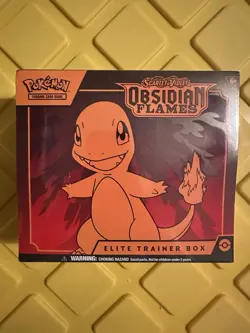Pokemon Scarlet & Violet Obsidian Flames Elite Trainer Box (ETB)- Sealed - Image 1