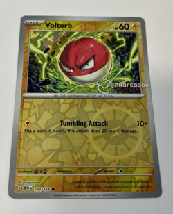 Pokemon TCG Voltorb 100/165 Professor Program Promo 151 MEW Reverse Holo 🔥 - Image 1