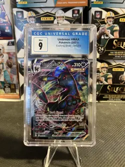 Umbreon VMAX Pokemon TCG 2021 Evolving Skies 🔥 095/203 CGC 9 - Image 1