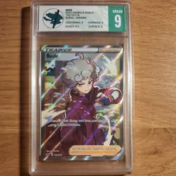 Pokemon TCG Bede Sword & Shield 199/202 Holo Full Art Ultra Rare - Image 1