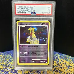 2008 POKEMON DIAMOND & PEARL LEGENDS AWAKENED GIRATINA 4/146 REVERSE FOIL PSA 5 - Image 1