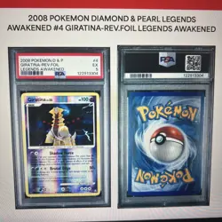 2008 POKEMON DIAMOND & PEARL LEGENDS AWAKENED GIRATINA 4/146 REVERSE FOIL PSA 5 - Image 2