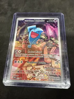 Team Rocket's Wobbuffet POKEMON CENTER SvP 203 (slight whitening top right back) - Image 1