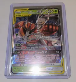 Pheromosa & Buzzwole GX 1/214 Pokemon TCG Rare Sm-Unbroken Bonds Holo Near Mint - Image 3