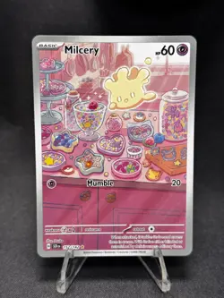 Milcery 152/142 Pokemon Stellar Crown Illustration Rare English Near Mint Holo - Image 3