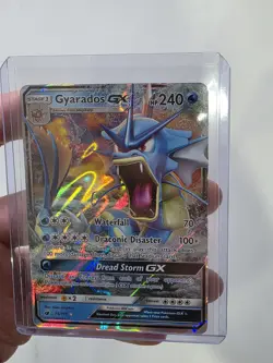2017 Pokemon TCG Gyarados GX 18/111 Sm-Crimson Invasion Holo NM - Image 1