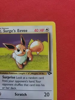 Pokemon: Lt. Surge's Eevee #51/132 Gym Challenge 2000 Vintage WOTC - LP/MP - M36 - Image 5