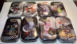 Pokemon TCG Black & White Unova Mini Tin Display (8 Tins) Factory Sealed NEW - Image 1