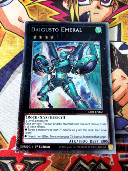 Daigusto Emeral ra04-en163 (NEW) Platinum-Secret Yu-Gi-Oh - Image 1