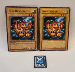 2x Baby Dragon (1x MRD-061, 1x SDJ-003) Unlimited MP - Yugioh TCG - Image 1