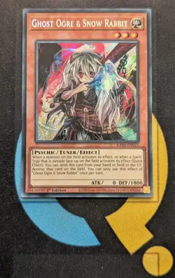 RA04-EN015 Ghost Ogre & Snow Rabbit Secret Rare YuGiOh - Image 1