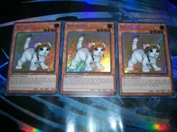 3x Rescue Cat Alt Art 1st Edition Secret Rare RA02-EN001 Yu-Gi-Oh! - Image 1