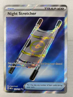 Night Stretcher 173/132 Pokemon Mega Evolution Full Art Ultra Rare Holo NM - Image 1
