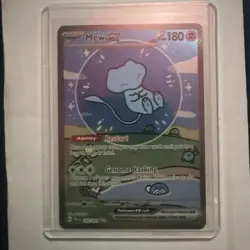Pokemon Mew EX 180 HP Basic Paldean Fates 232/091 NM - Image 1