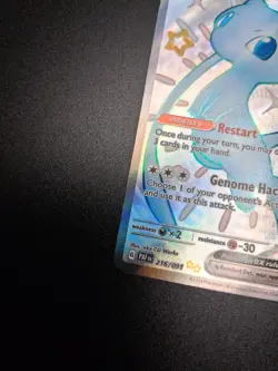 Pokemon TCG Mew EX 216/091 Paldean Fates Full Art Shiny Ultra Rare NM Condition - Image 3