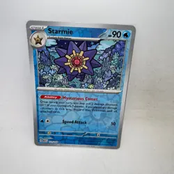 Starmie 121/165 Rare 151 Pokemon Reverse Holo Near Mint - Image 1